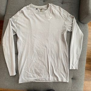 Gymshark Silver Long Sleeve Shirt